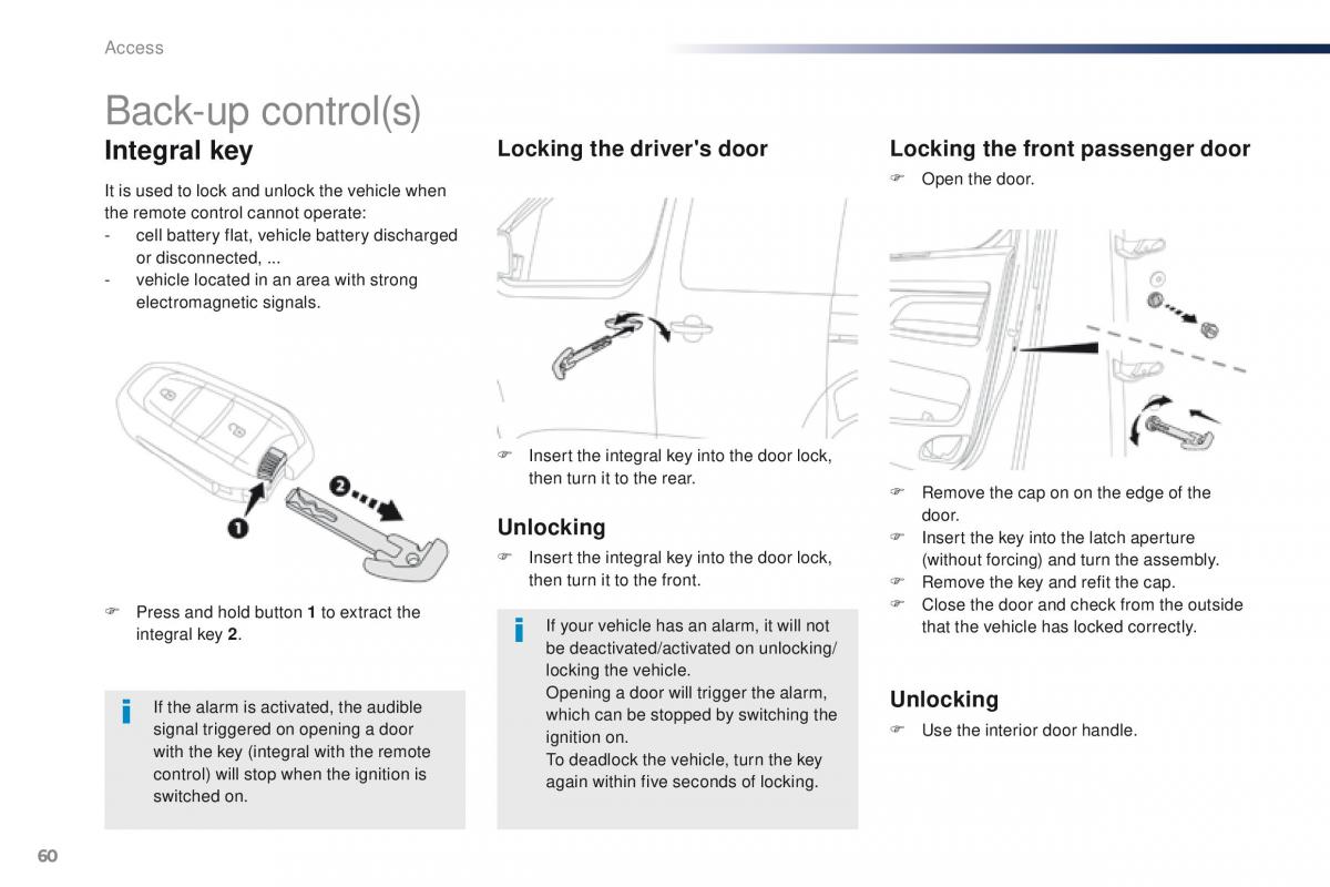 Peugeot Traveller owners manual / page 62