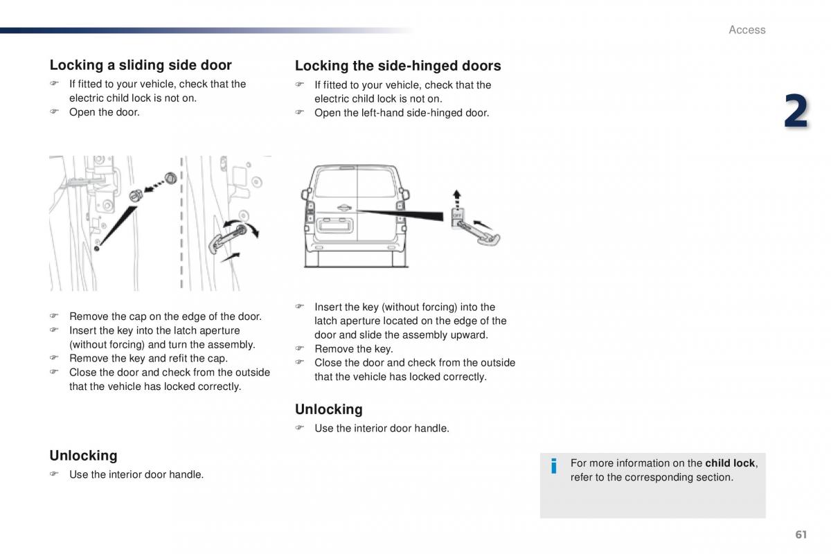 Peugeot Traveller owners manual / page 63