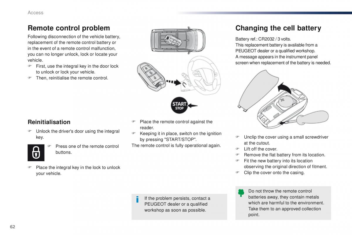 Peugeot Traveller owners manual / page 64