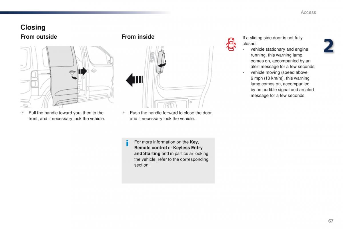 Peugeot Traveller owners manual / page 69