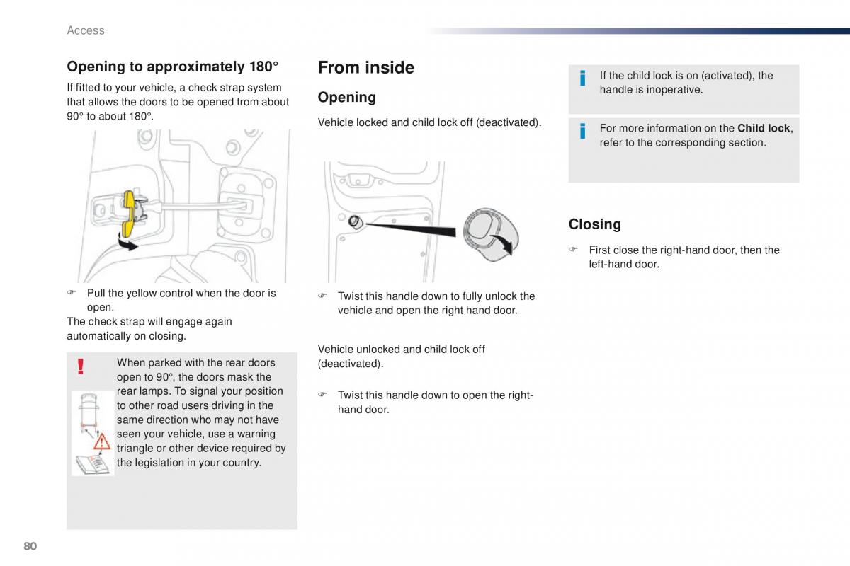 Peugeot Traveller owners manual / page 82