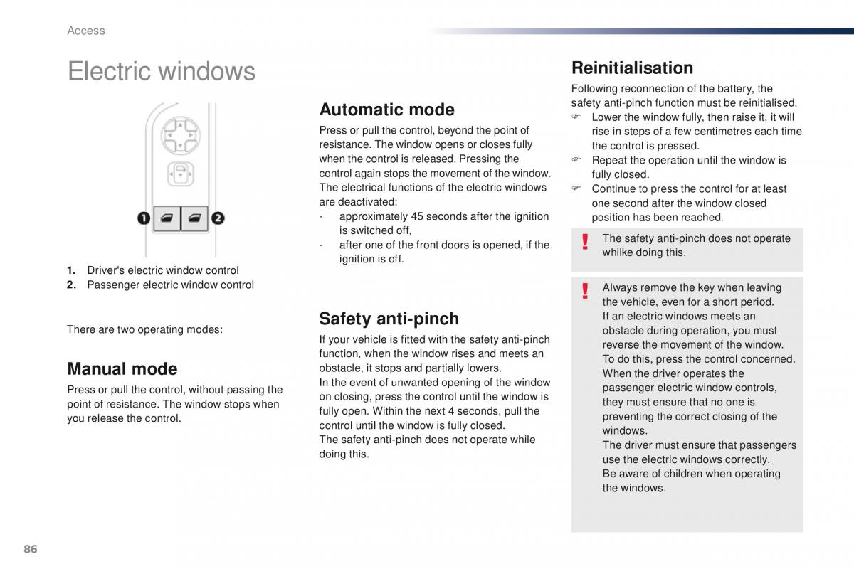 Peugeot Traveller owners manual / page 88