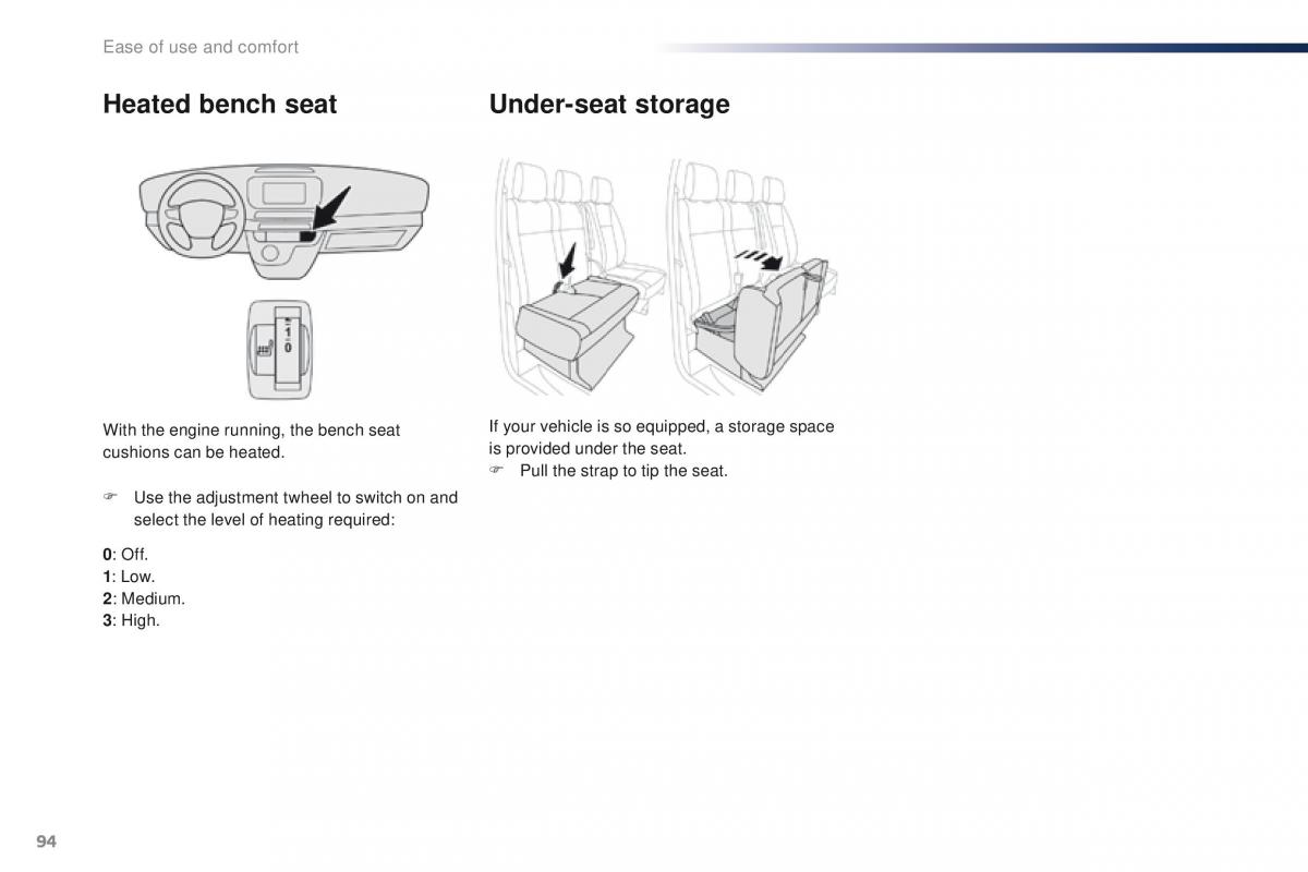 Peugeot Traveller owners manual / page 96