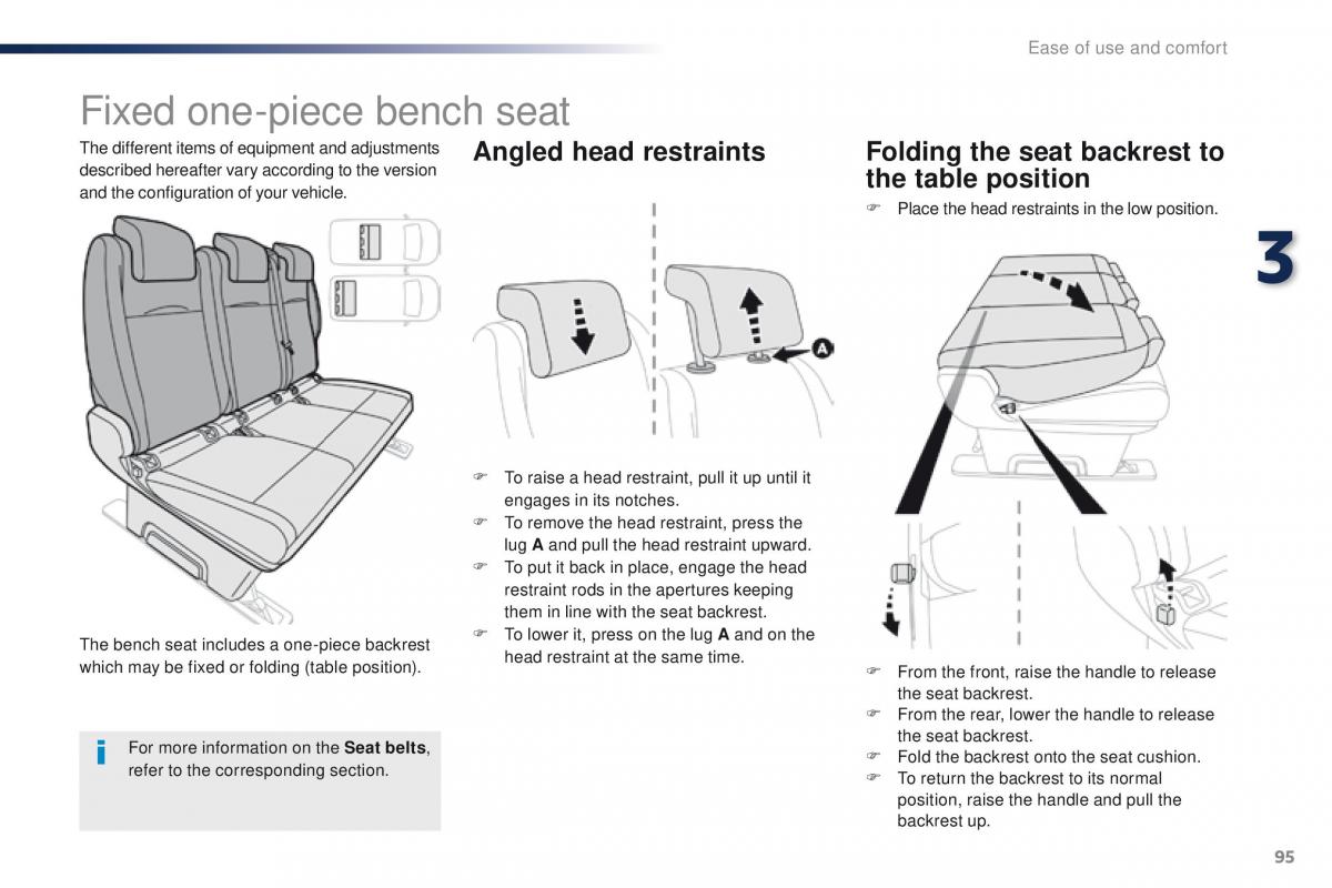 Peugeot Traveller owners manual / page 97