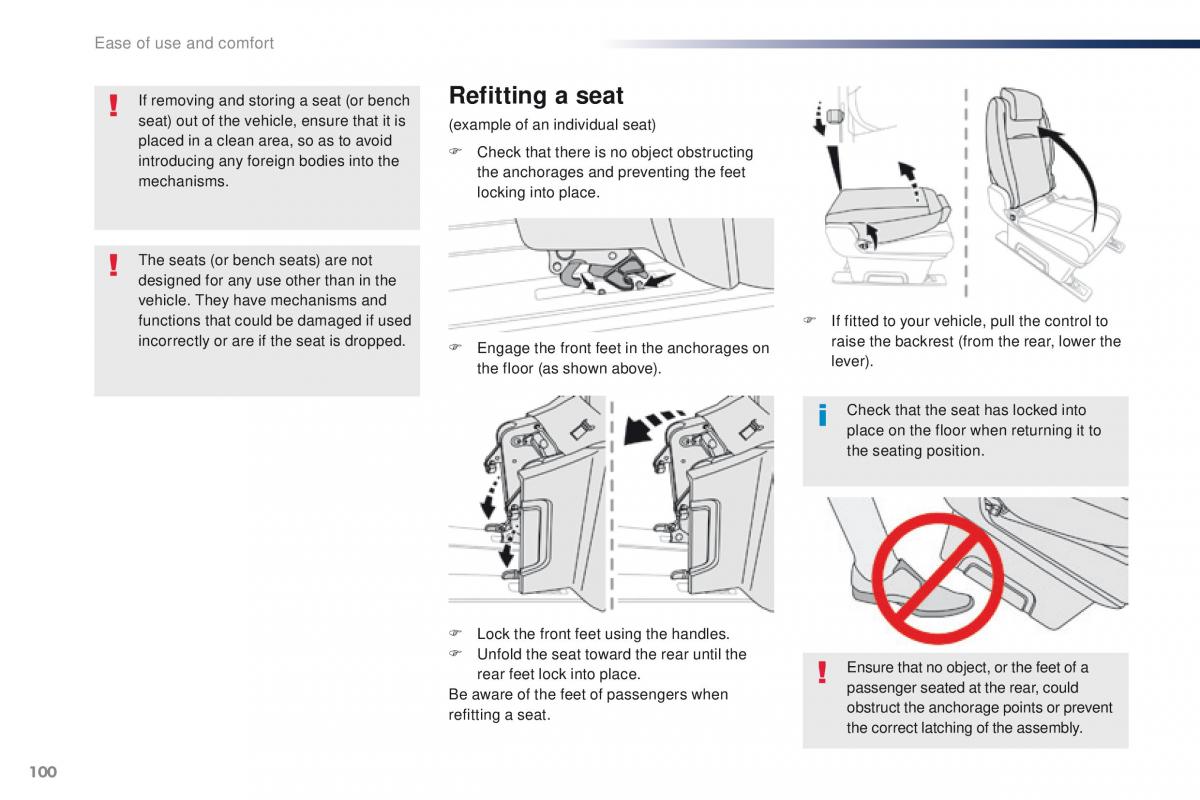 Peugeot Traveller owners manual / page 102