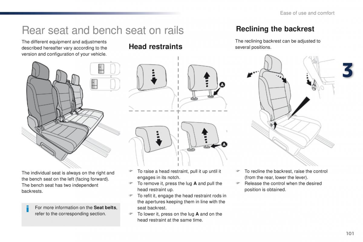 Peugeot Traveller owners manual / page 103