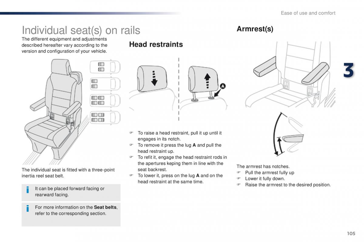 Peugeot Traveller owners manual / page 107