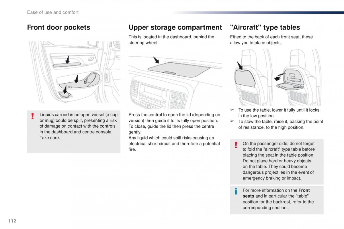 Peugeot Traveller owners manual / page 114