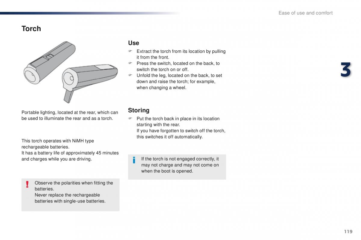 Peugeot Traveller owners manual / page 121