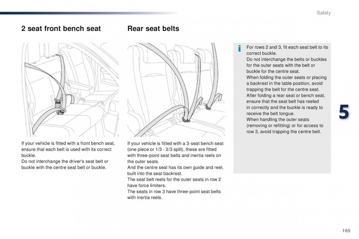 Peugeot Traveller owners manual / page 167