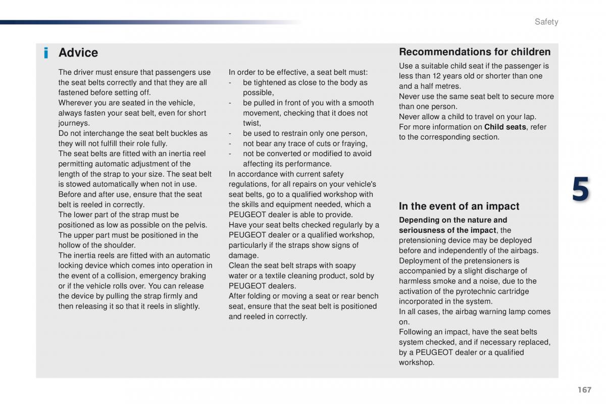 Peugeot Traveller owners manual / page 169