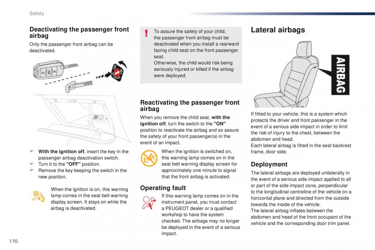 Peugeot Traveller owners manual / page 172