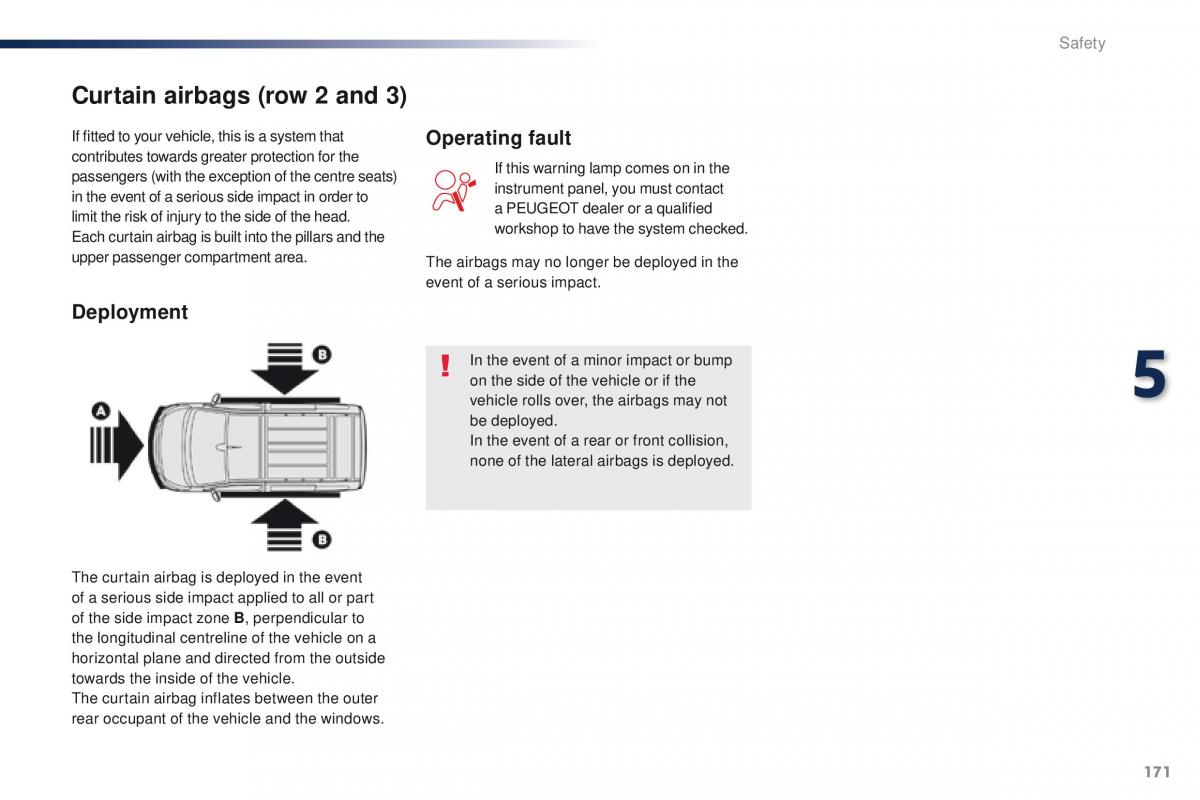 Peugeot Traveller owners manual / page 173