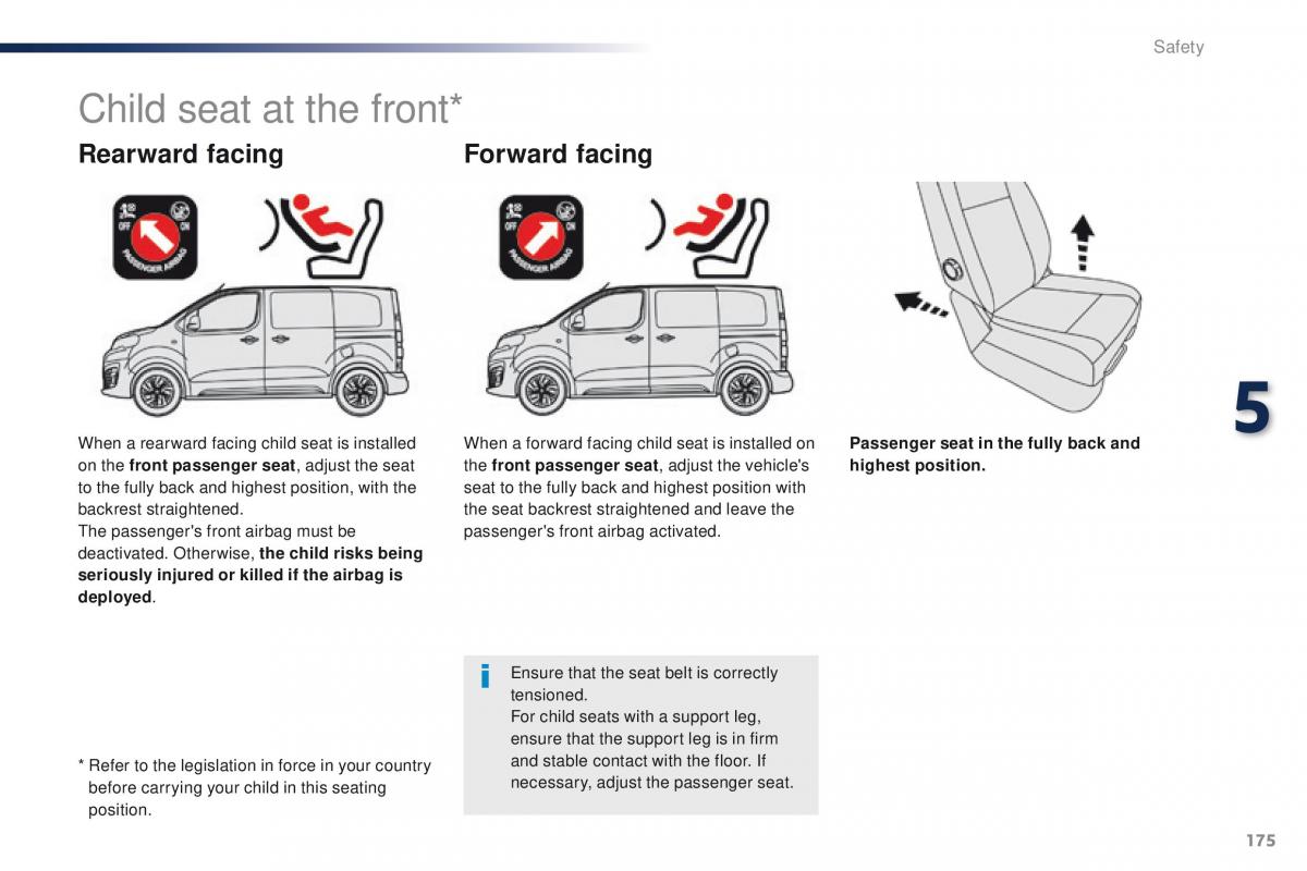 Peugeot Traveller owners manual / page 177