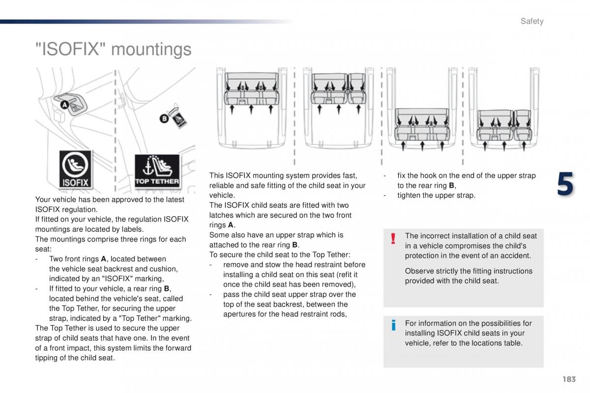 Peugeot Traveller owners manual / page 185