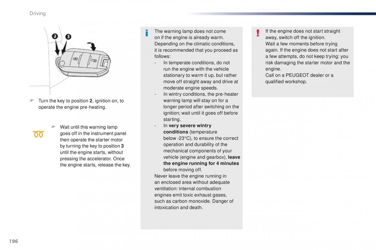 Peugeot Traveller owners manual / page 198