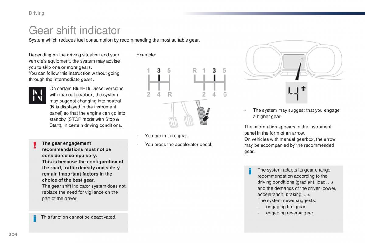 Peugeot Traveller owners manual / page 206