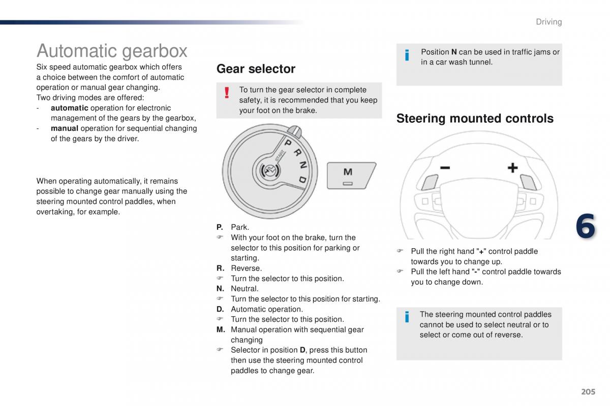 Peugeot Traveller owners manual / page 207