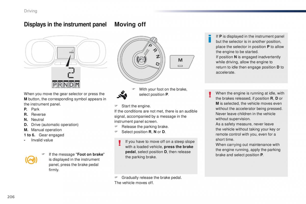 Peugeot Traveller owners manual / page 208