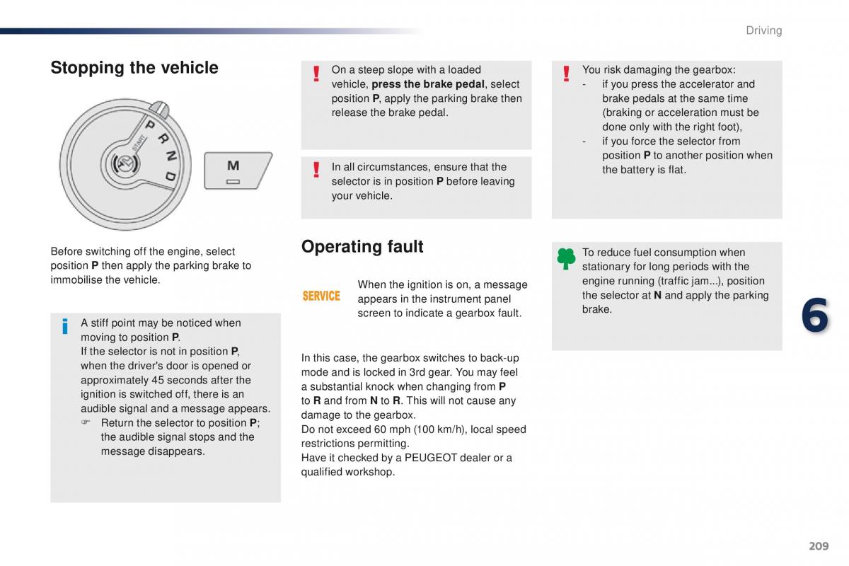 Peugeot Traveller owners manual / page 211