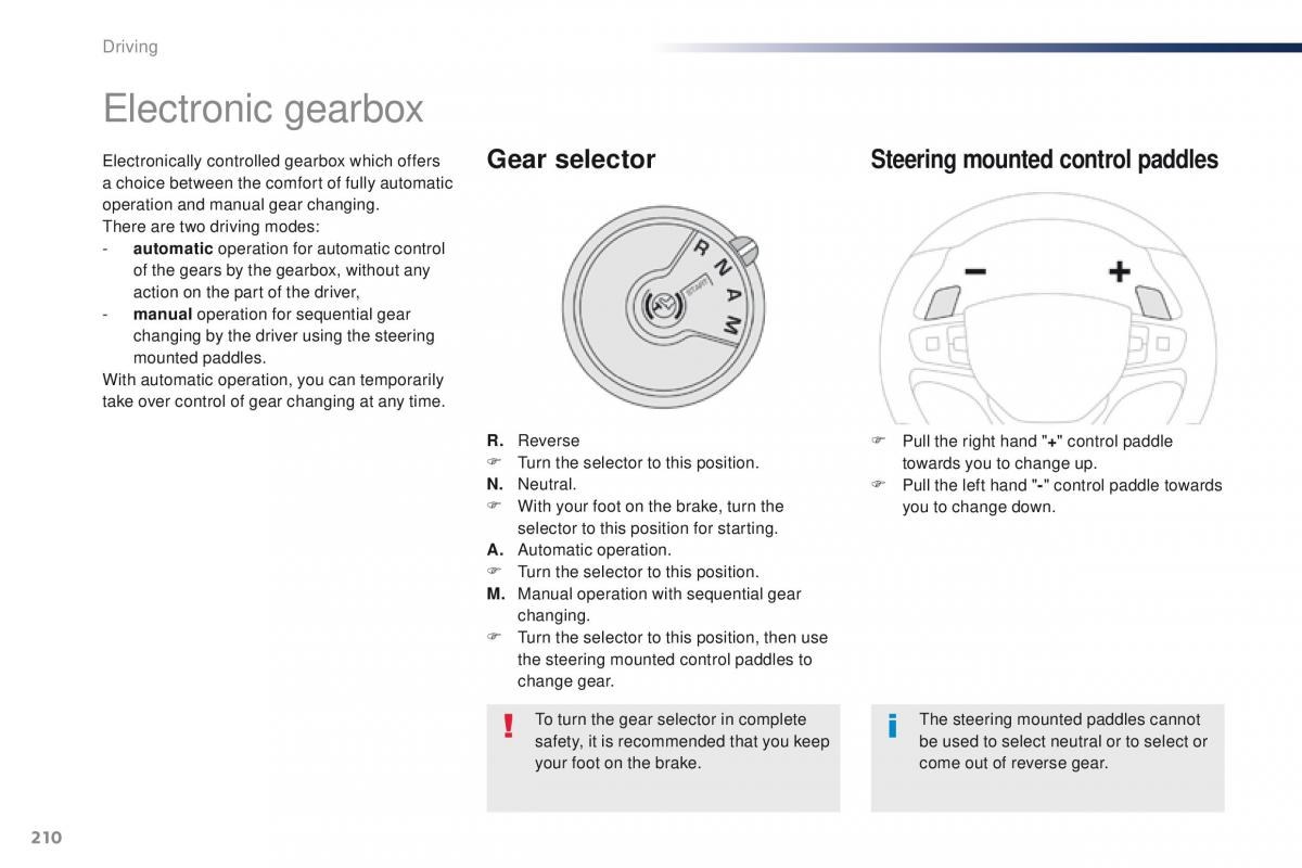 Peugeot Traveller owners manual / page 212