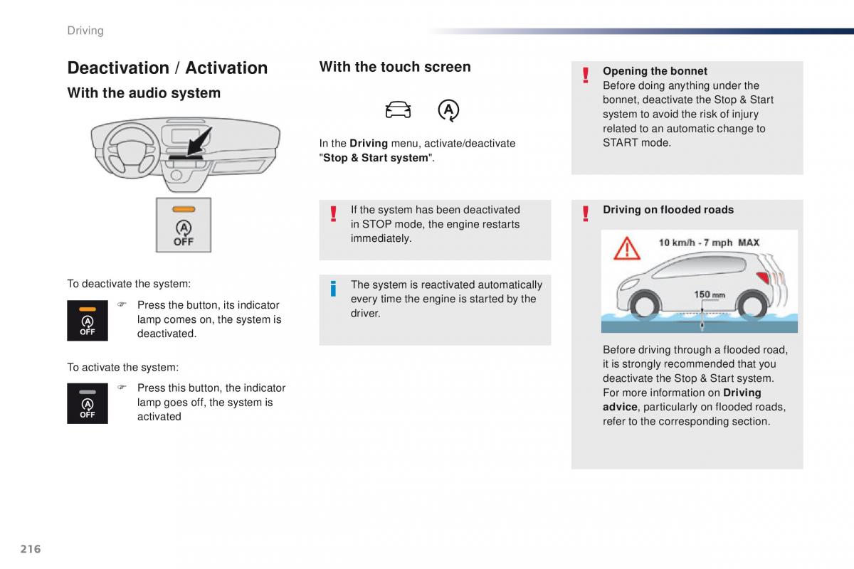 Peugeot Traveller owners manual / page 218