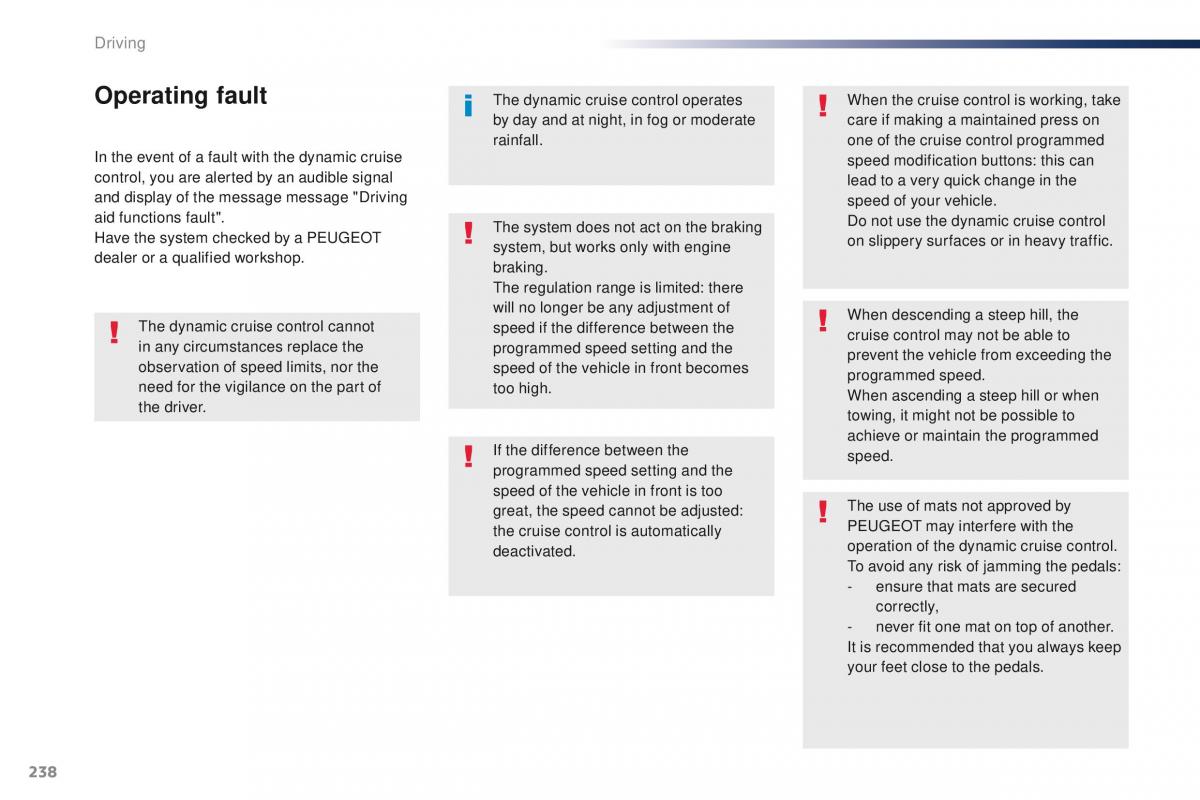 Peugeot Traveller owners manual / page 240