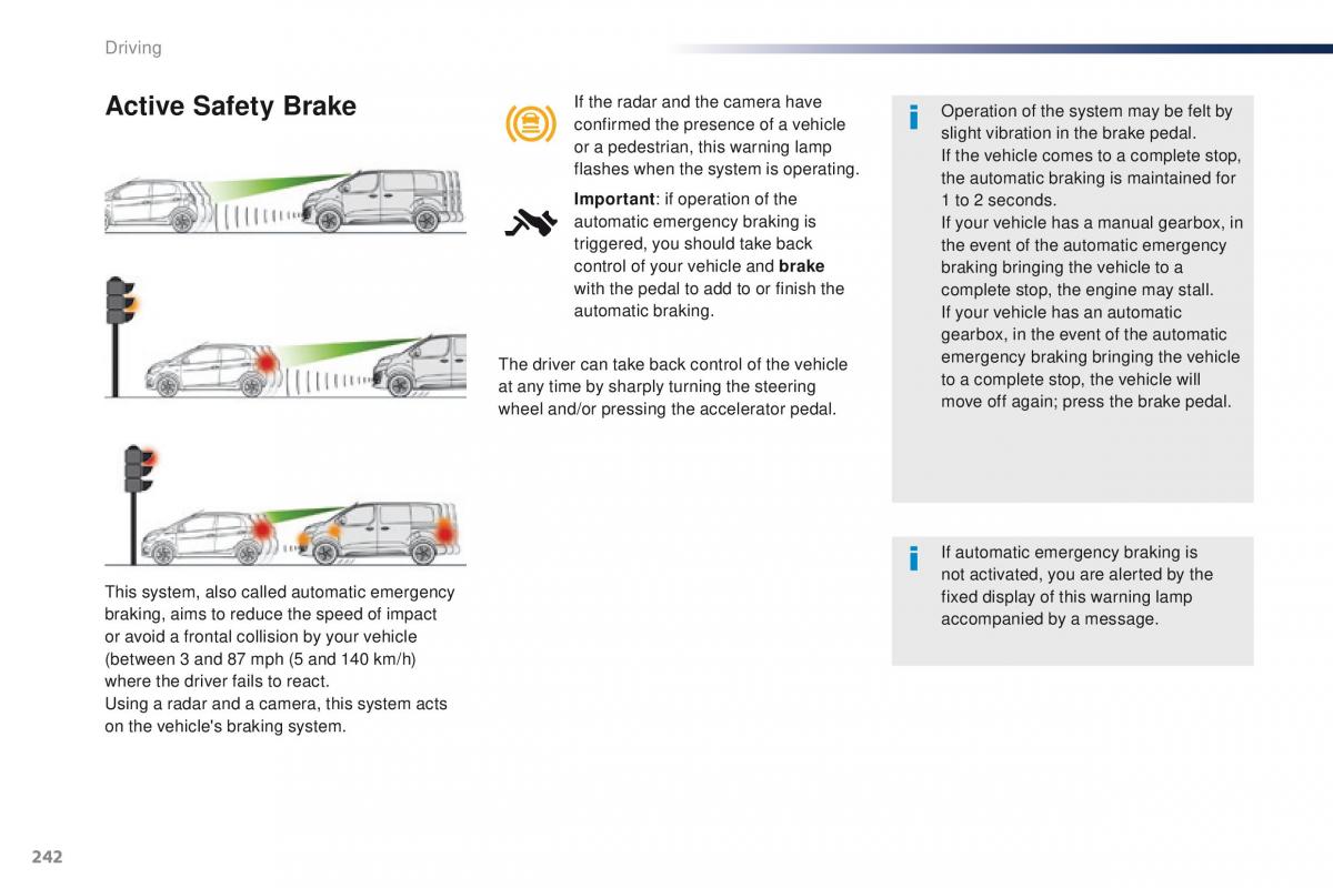 Peugeot Traveller owners manual / page 244