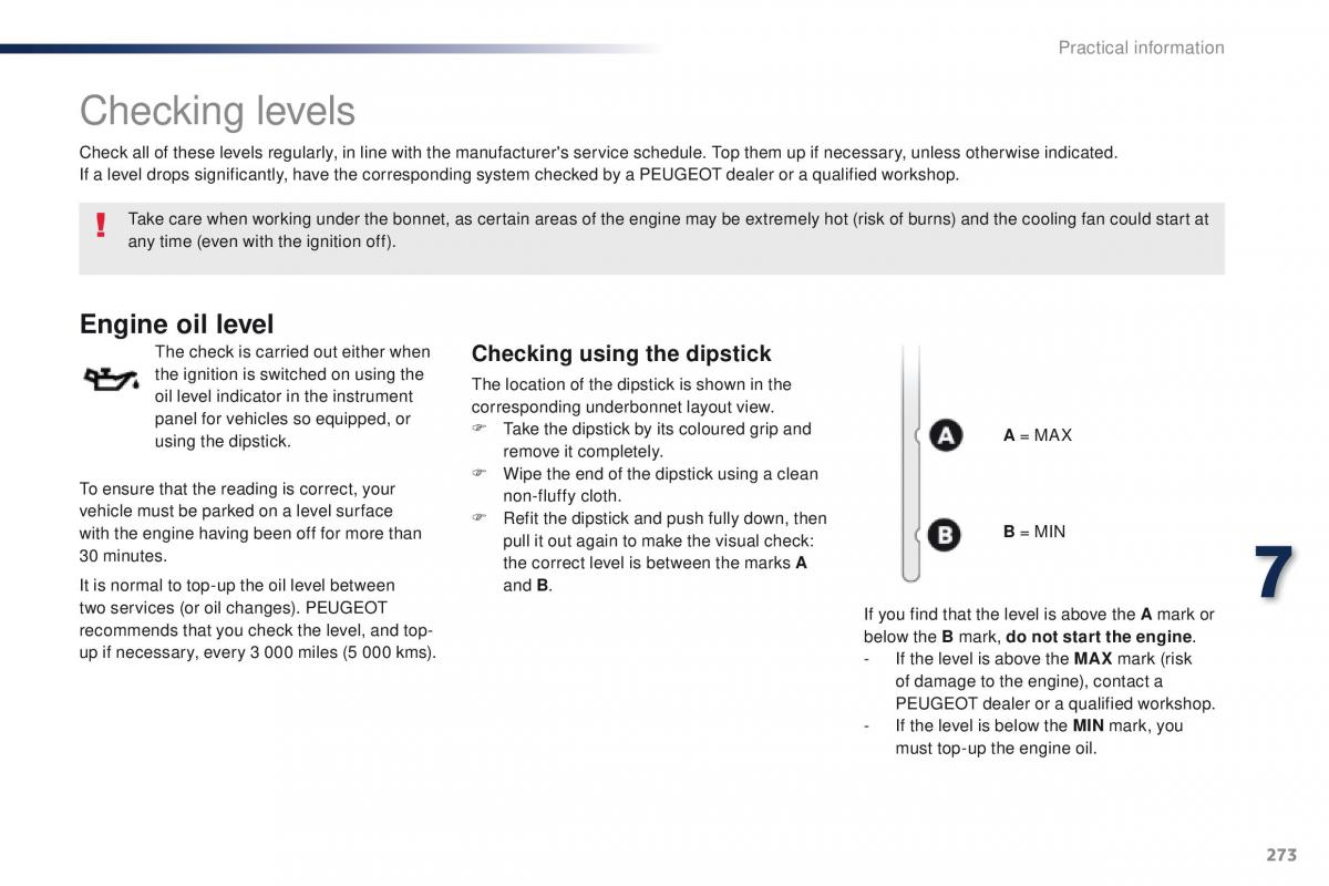 Peugeot Traveller owners manual / page 275