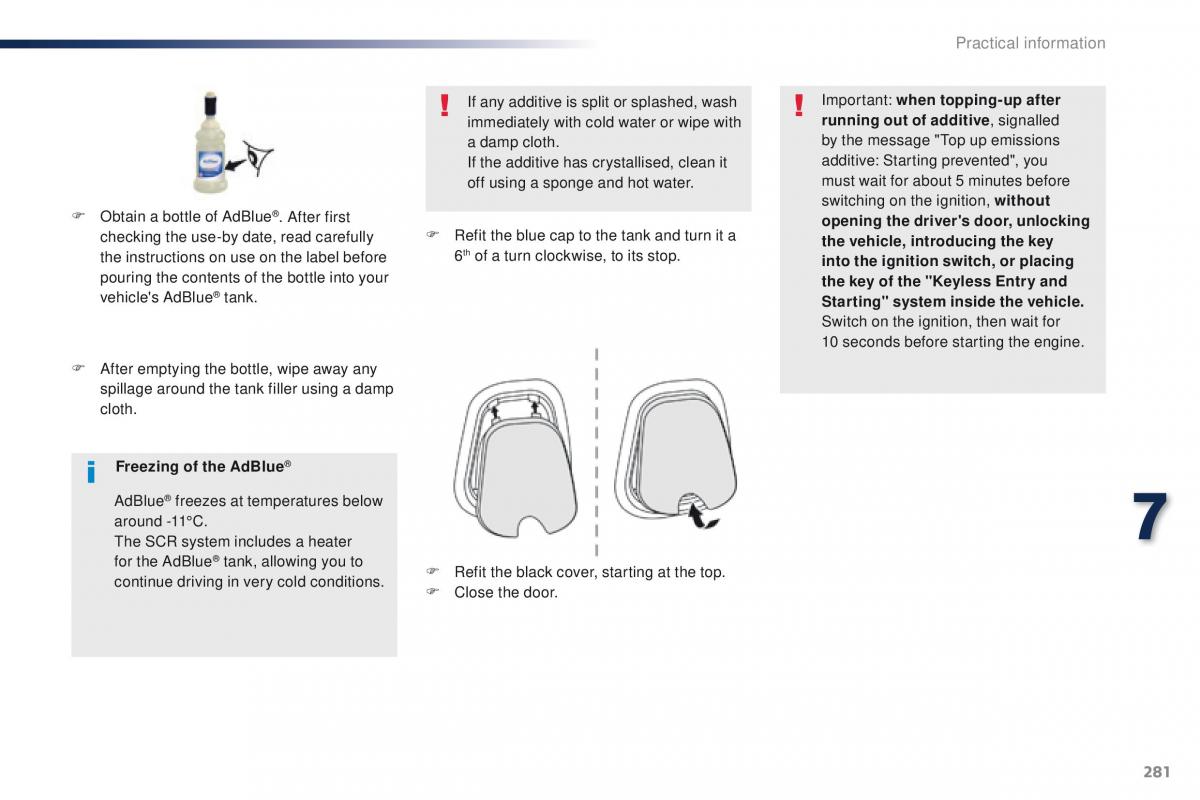 Peugeot Traveller owners manual / page 283