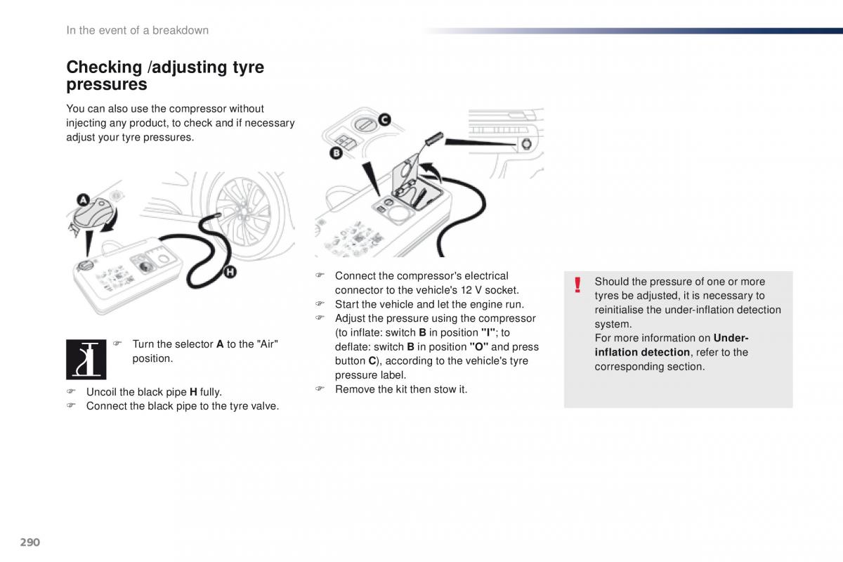 Peugeot Traveller owners manual / page 292