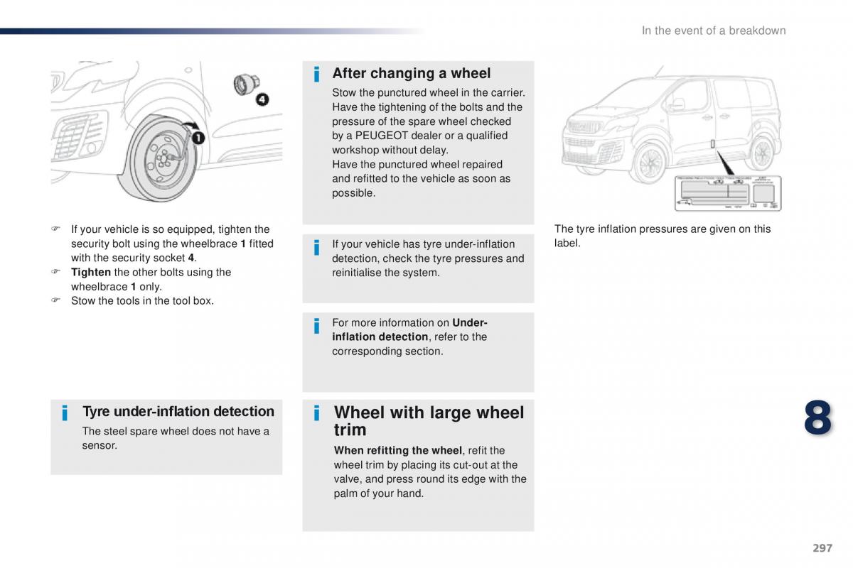 Peugeot Traveller owners manual / page 299