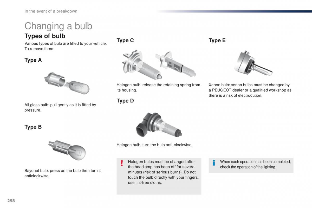 Peugeot Traveller owners manual / page 300