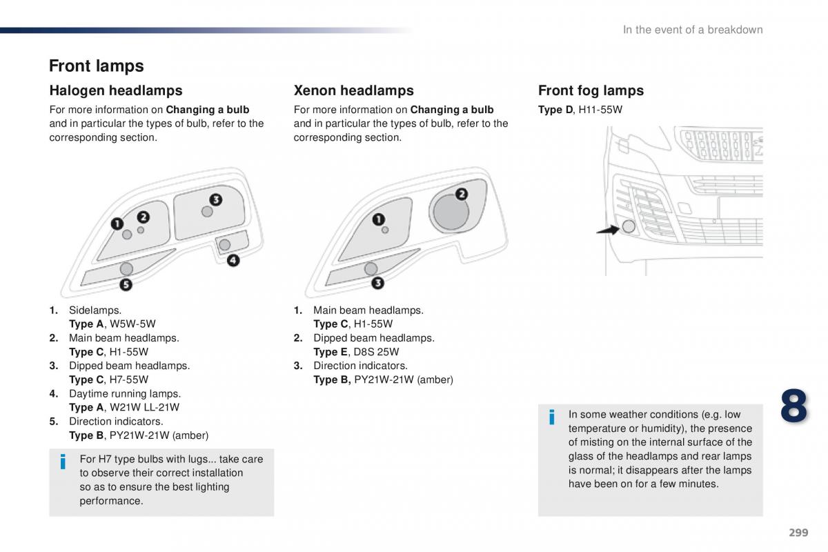 Peugeot Traveller owners manual / page 301