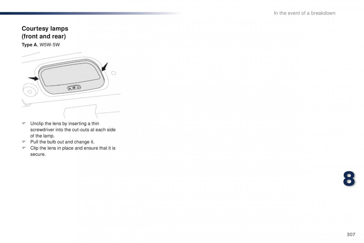 Peugeot Traveller owners manual / page 309