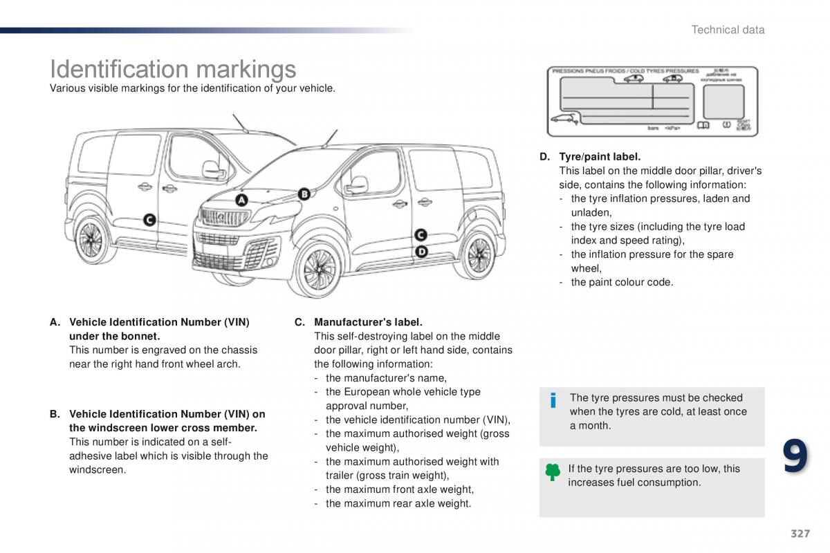 Peugeot Traveller owners manual / page 329