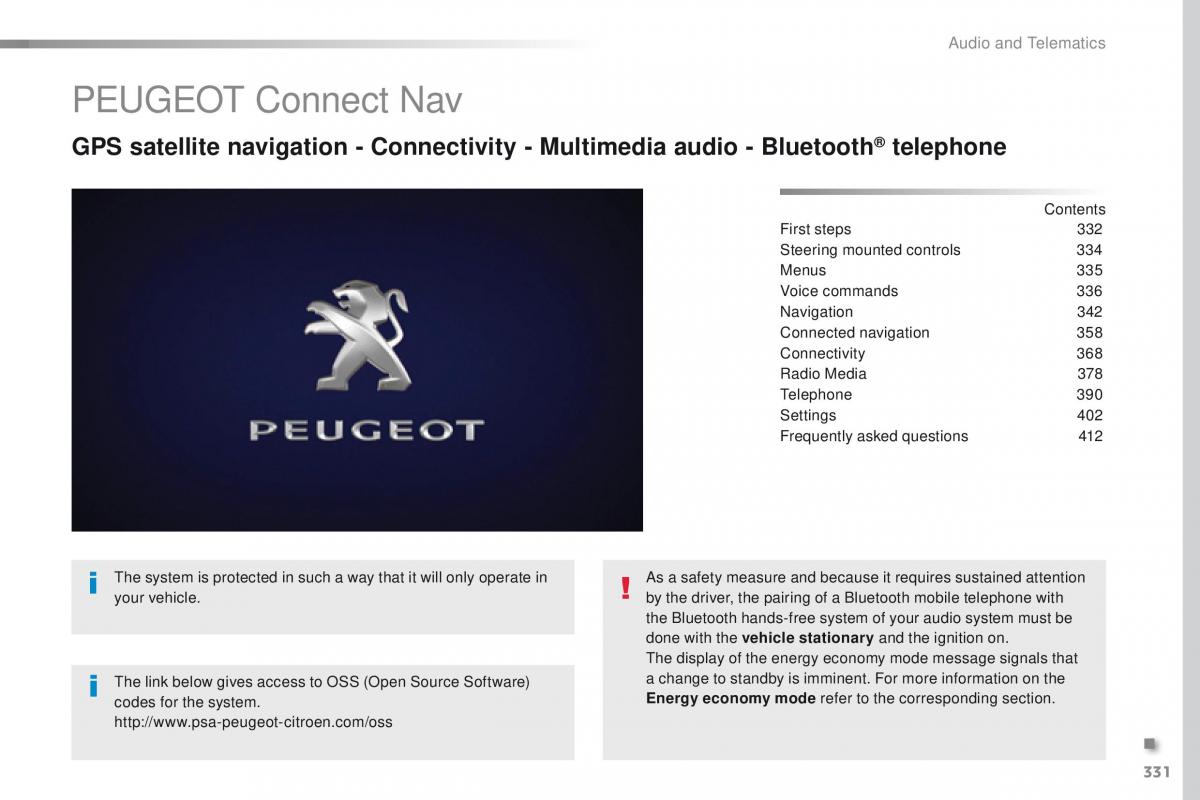 Peugeot Traveller owners manual / page 333