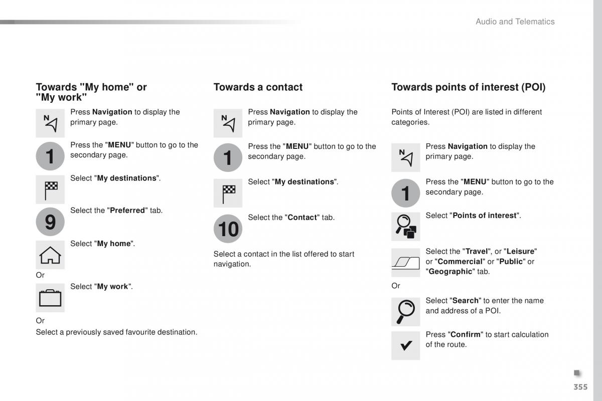 Peugeot Traveller owners manual / page 357