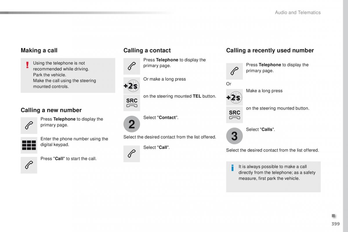 Peugeot Traveller owners manual / page 401