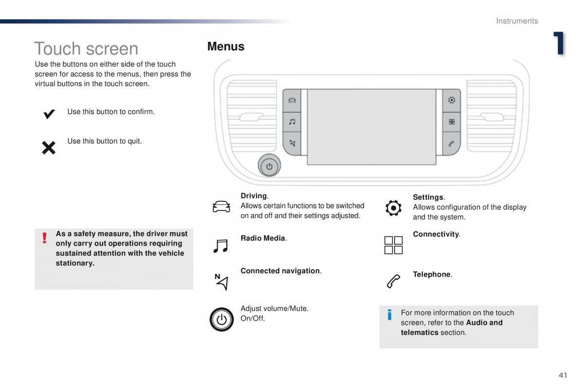 Peugeot Traveller owners manual / page 43