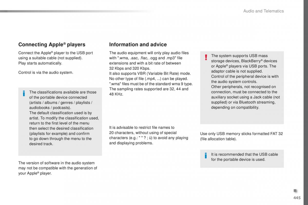 Peugeot Traveller owners manual / page 447