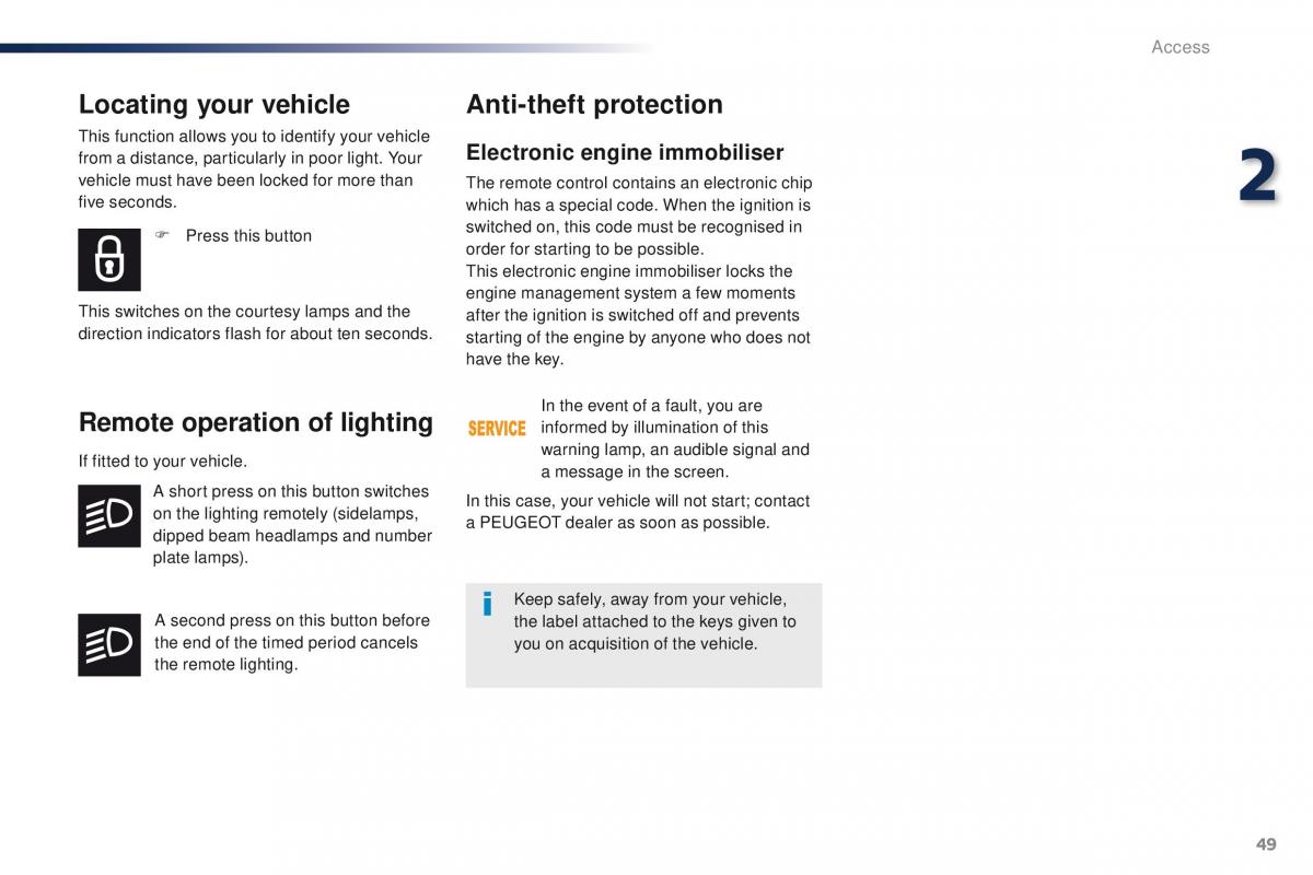 Peugeot Traveller owners manual / page 51