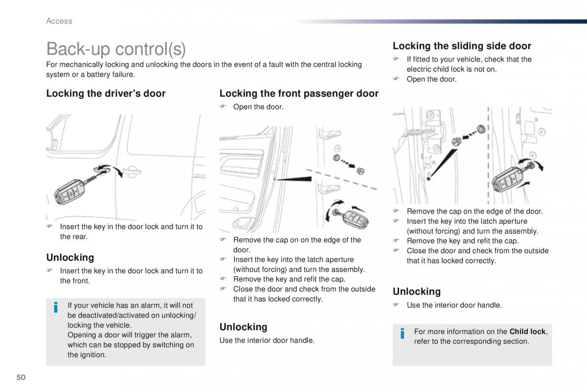 Peugeot Traveller owners manual / page 52