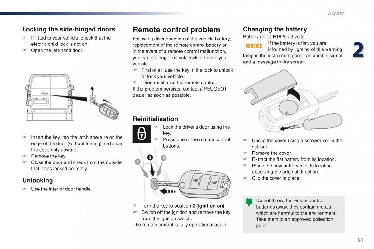 Peugeot Traveller owners manual / page 53