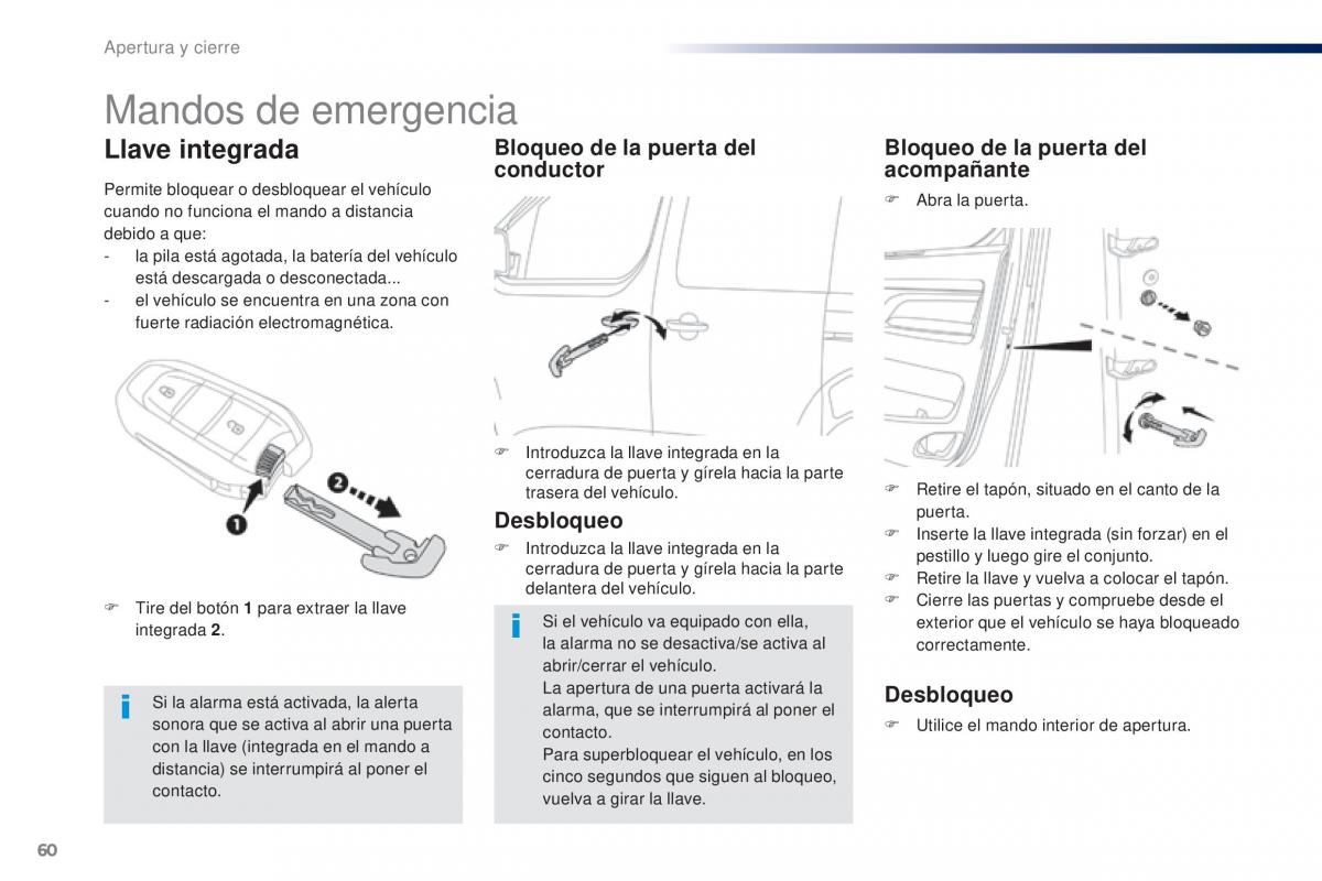 Peugeot Traveller manual del propietario / page 62