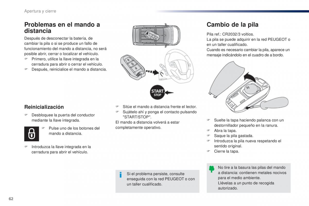 Peugeot Traveller manual del propietario / page 64