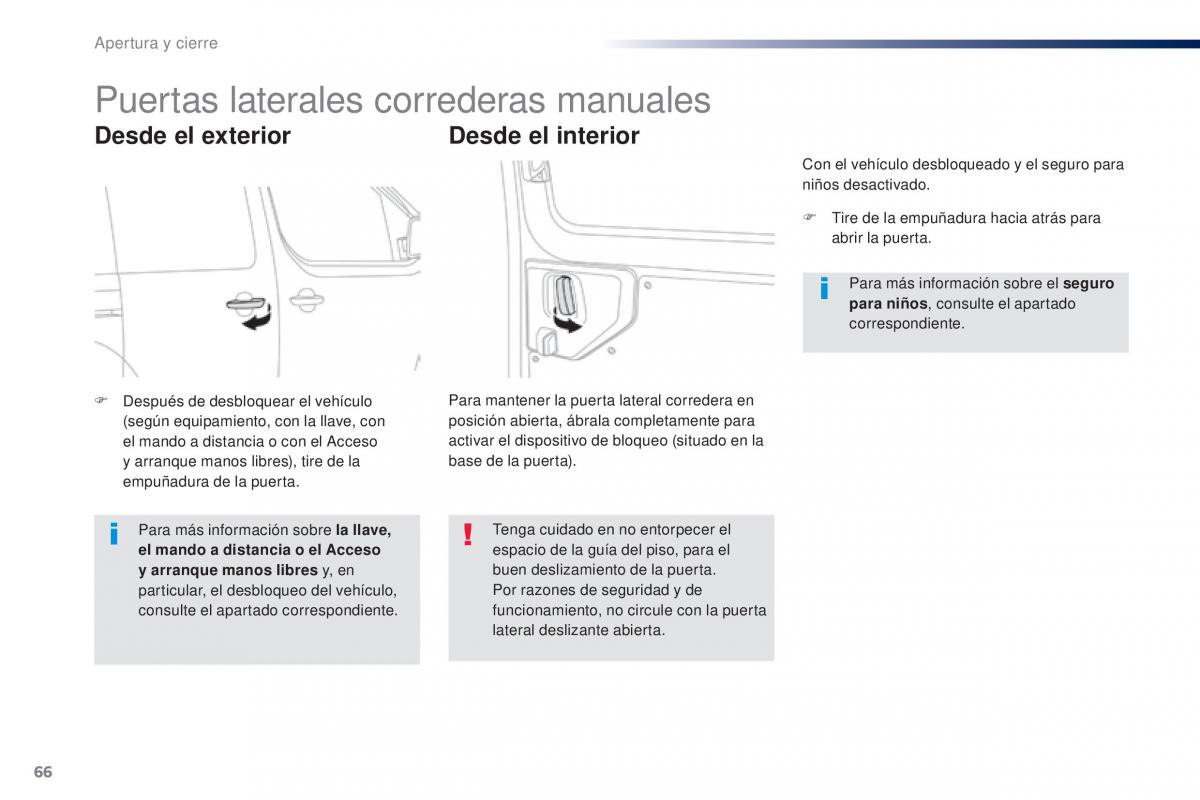 Peugeot Traveller manual del propietario / page 68