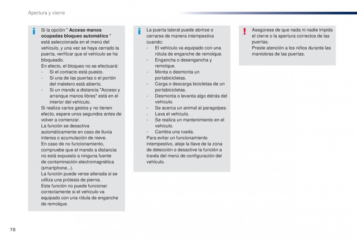 Peugeot Traveller manual del propietario / page 80