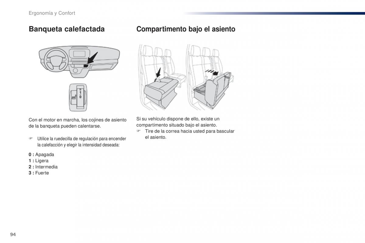 Peugeot Traveller manual del propietario / page 96