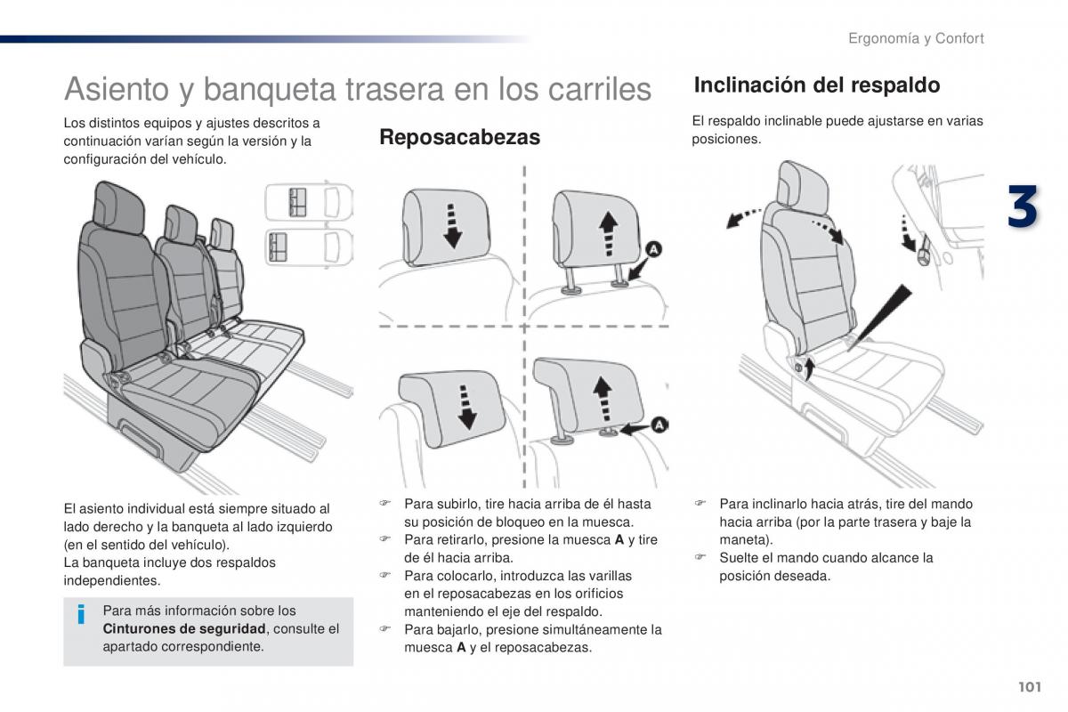 Peugeot Traveller manual del propietario / page 103